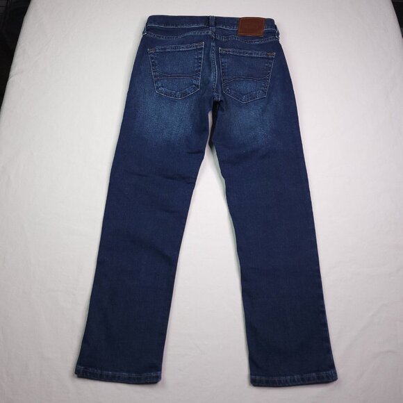Hollister Mens Epic Flex Slim Straight Jeans 26 Stretch Dark Wash Hemmed Mens - Picture 3 of 8